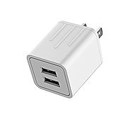 Wall Charger, 4.2A 21W Dual USB Universal Portable Charger with Smart Technology, for iPhone 7 6/6S Plus, 5/5S, iPad ...