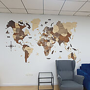 Best World Map Wallpaper at Cheapest Price @ Moon Kids Home