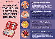 Top Reasons to Enrol in a First Aid Course in Brisbane