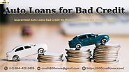 Auto Loans Bad Credit 18444222426 Loans to Help Build Credit -800creditnow