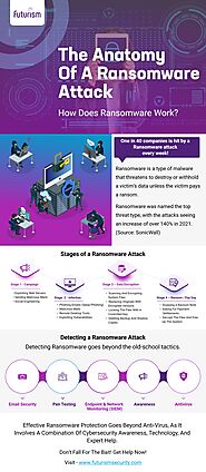 Infographic - The Anatomy of a Ransomware Attack: How Does Ransomware Work?