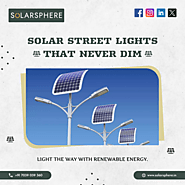 Environmentally friendly Outdoor Solar Street Light!