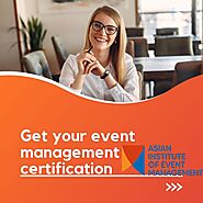 Become a certified event planner with AIEM