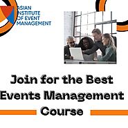 Dive into Events Management Courses at AIEM