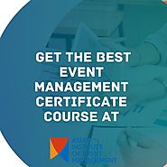 Boost Your Event Career with a Certification