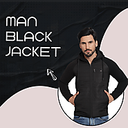 Man black jacket