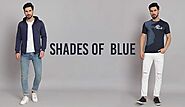 Shades Of Blue-Stylish Sweatshirts And T-Shirts For Men