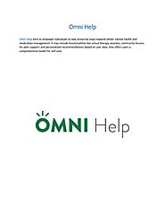 Mental Health Therapy App by Omni Help - Issuu