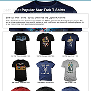 Best, Most Popular Star Trek T Shirts