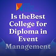 Event Management is the best job-oriented diploma courses!