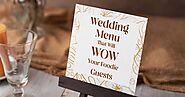 Wedding Menu That Will Wow Your Foodie Guests