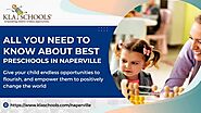All You Need To Know About Best Preschools In Naperville