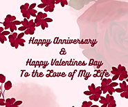 Happy Anniversary & Valentine Wishes for Couples