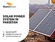 Shams Power: Solar power system in Pakistan