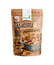 Buy Roasted Almonds Online - Purva Bites