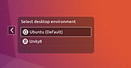 La sessione Desktop Unity 8 preinstallata in Ubuntu 16.10 Yakkety Yak.