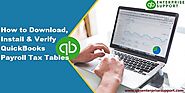 How to Download, Install and Verify QuickBooks Payroll Tax Tables?