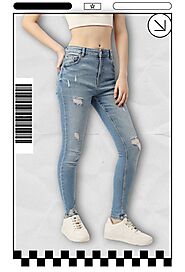 Buy Bell Bottom Jeans for Women in India