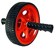 Valeo VA2413RE Dual Ab Wheel - Black/Red