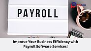 The Role of Payroll Software Services in Boosting Business Efficiency!