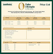 Original Rate of Palm Olympia Phase 2 Latest Price List 2024