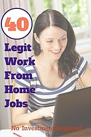 40 Legitimate Work From Home Jobs (No Investment or Startup Fee) - MoneyPantry