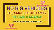 NO BIG VEHICLE FOR SMALL EXPATS FAMILY