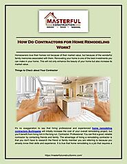 How Do Contractors for Home Remodeling Work | PDF