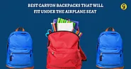 Carry On Backpacks- Best 21 Fit Under The Airplane Seats - Giftor