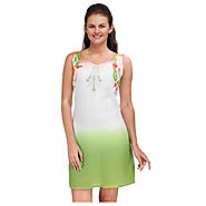 Buy India Inc White Cotton Tunic for Womens at Price Rs.488