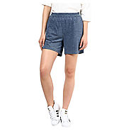Buy Femella Gray Rayon Partywear Women Shorts @ Rs. 345