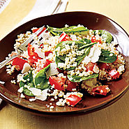 Black Bean-Quinoa Salad with Basil-Lemon Dressing