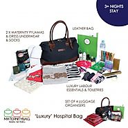 Stylish pre packed maternity bags