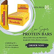 Low Sugar Protein Bars: A Healthy Snack Option Backed by Vita Plus Canada