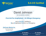 EpiPen Online Training for Anaphylaxis and Allergies