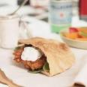 Falafel pitas