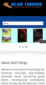 Glad Tidings - Christian Writer, Christian Books - Kumaru Nadesan