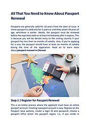 Passport Renewal in Chennai | Step-By-Step Procedure