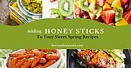 Adding Honey Sticks to Your Sweet Spring Recipes