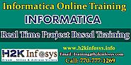 Informatica Online Training | Informatica PowerCenter Training