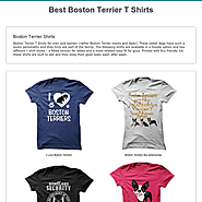 Best Boston Terrier T Shirts