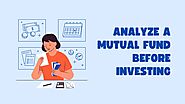 Analyze a Mutual Fund Before Investing