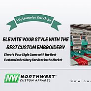 Embroidery in Washington DC at NW Custom Apparel