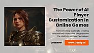 The Power of AI Player Customization in Online Games