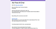 Ad-Free AI Chat
