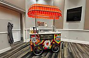 Portable Ice Cream Push Cart Design