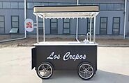 Crepe Cart with a Fridge