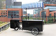 Black Mobile Coffee Bike