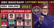 kbc lottery winners list whatsapp lucky draw kbc head office number kbc official website