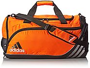 adidas Team Speed Medium Duffel Bag, Team Orange/Black